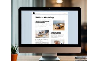 Wöchentlicher Newsletter Email