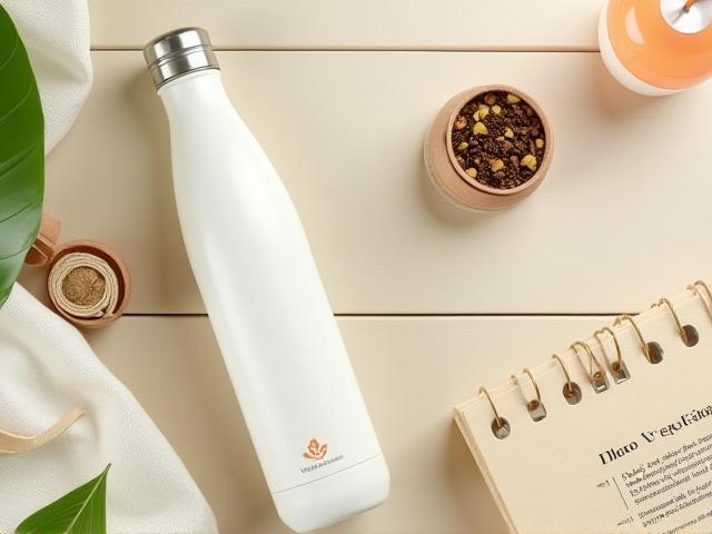 Eine handverlesene Auswahl an Wellness-Produkten, darunter Bio-Tees, Nahrungsergänzungsmittel und ein Meditationskissen, ansprechend präsentiert.