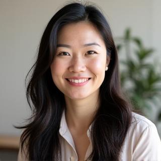 Porträt von Lisa Chen, Expertin für Achtsamkeit und Mental Health Support.